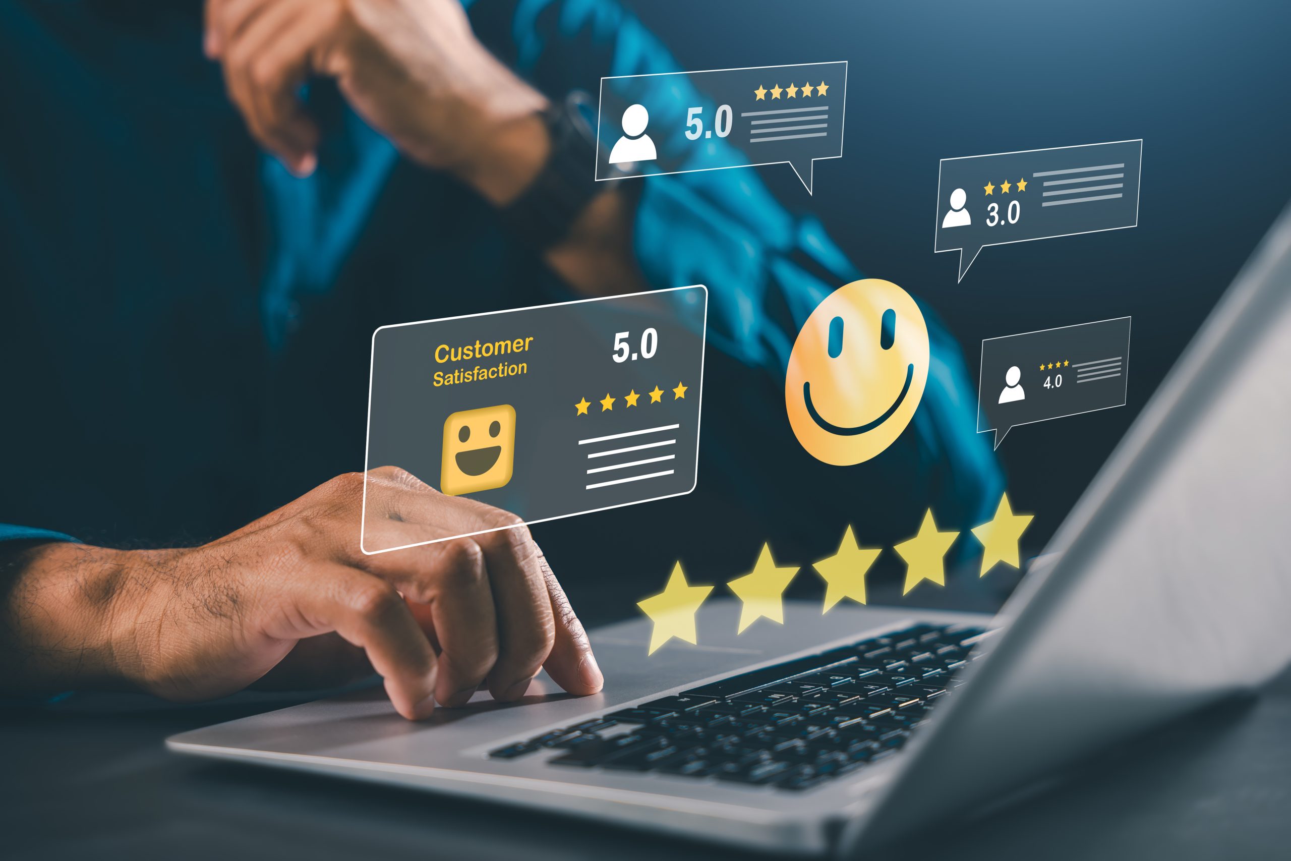 Responding to positive restaurant reviews